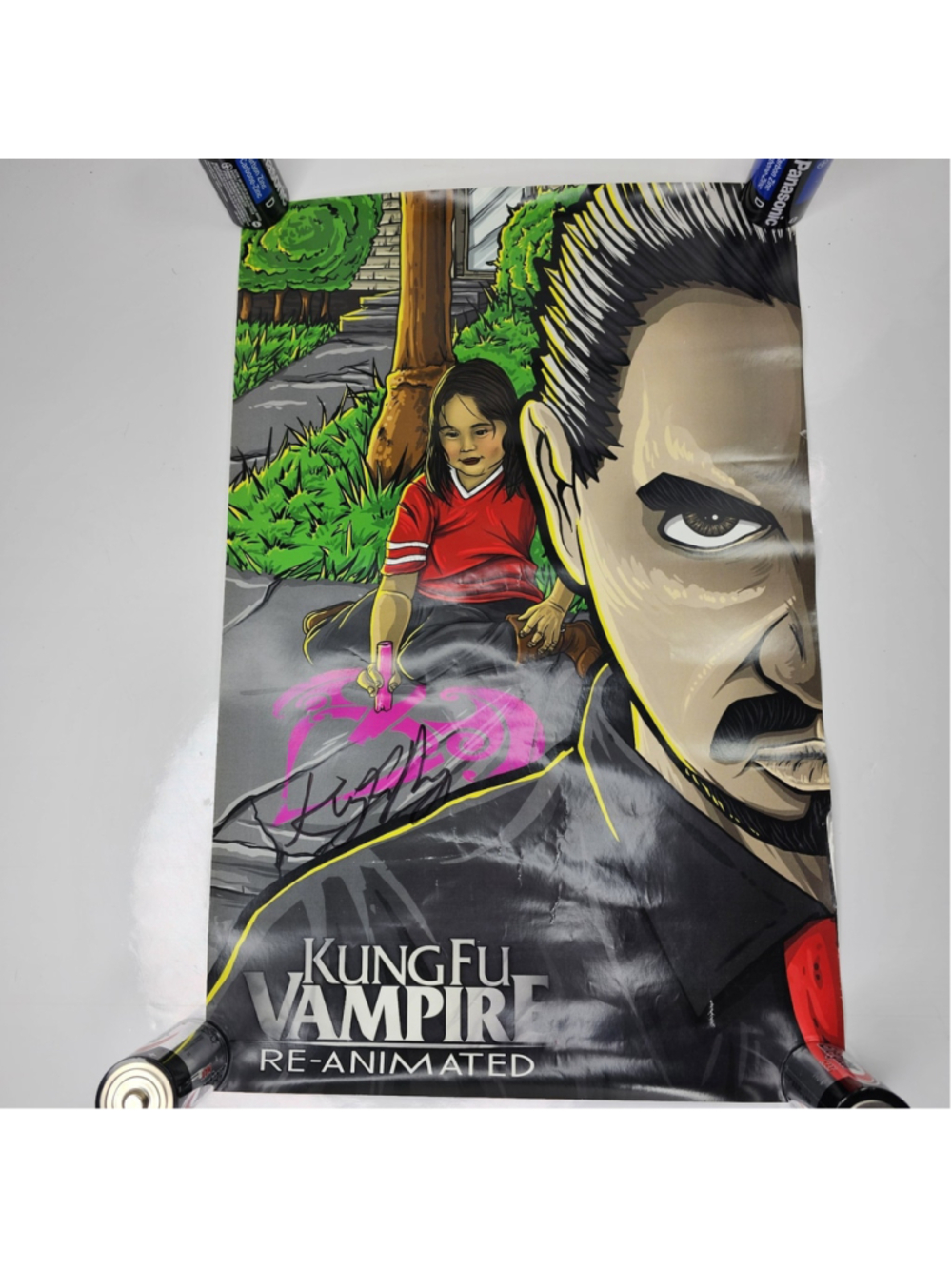SIGNED Kung Fu Vampire Re-Animated Autographed Poster Rap Hip Hop Rolled